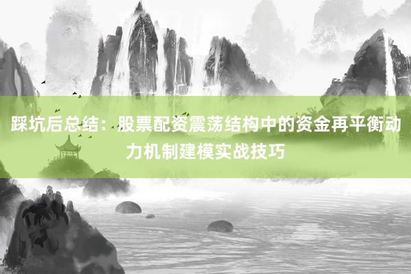 踩坑后总结：股票配资震荡结构中的资金再平衡动力机制建模实战技巧